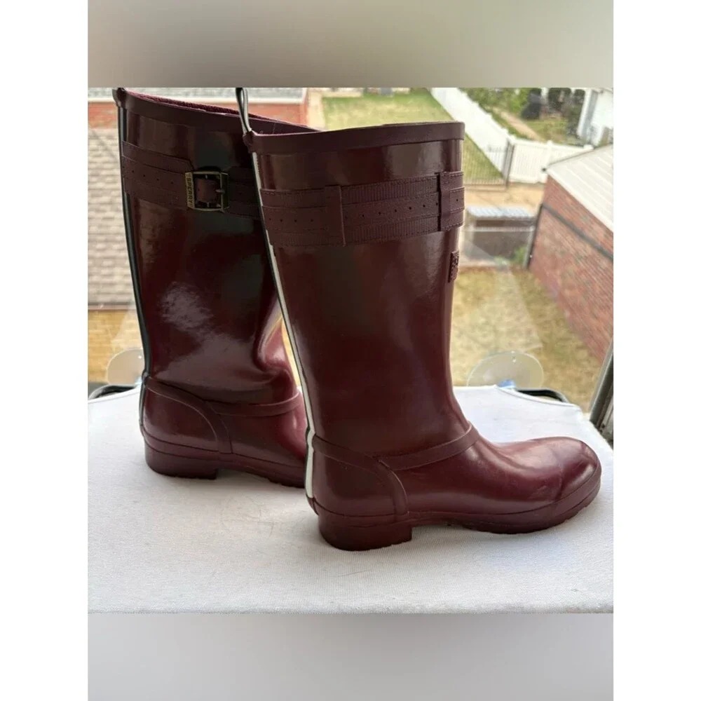 Sperry Burgundy Women's Rain Boots